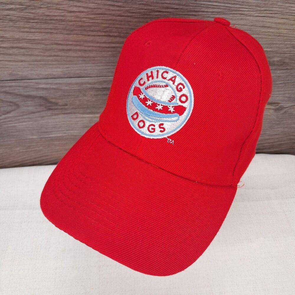 Chicago Dogs Minor League Baseball Red Hat Cap Independent Pro Baseball